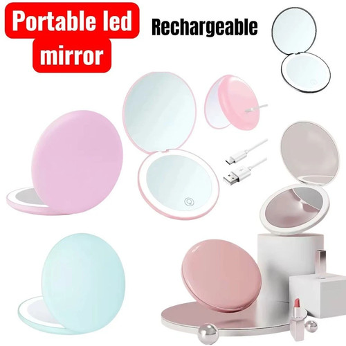 Led travel makeup - travel, mirror