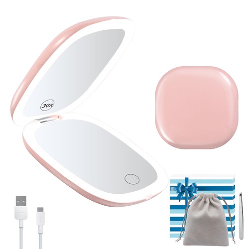 Compact mirror with light - compact,