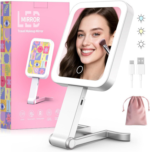 Travel makeup mirror with - travel,