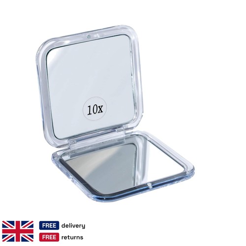 Square compact travel mirror - square,