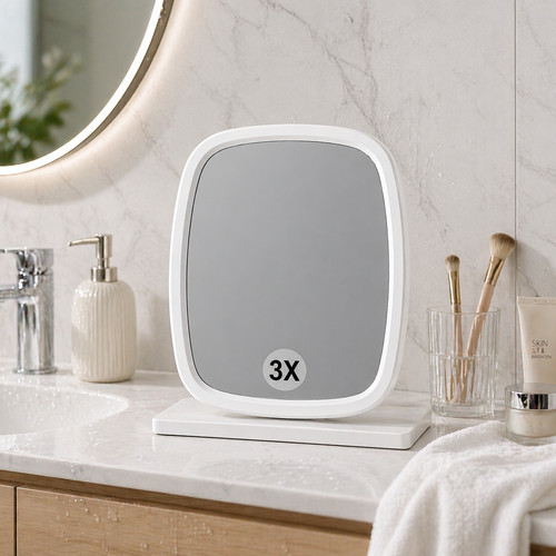 Magnifying mirror with led - magnifying,