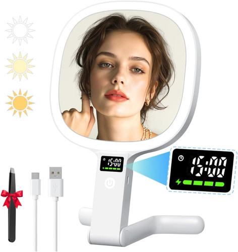 Smart magnifying mirror - magnifying, with
