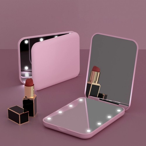 Mini led travel makeup compact - mini,