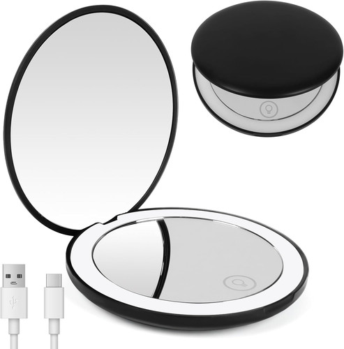 Compact travel mirror - mirror, with