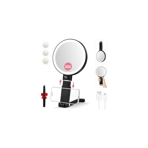 30x travel magnifying mirror - travel,