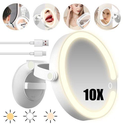 Magnifying mirror with light - magnifying,