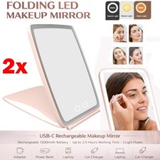 2x Travel Makeup Mirror