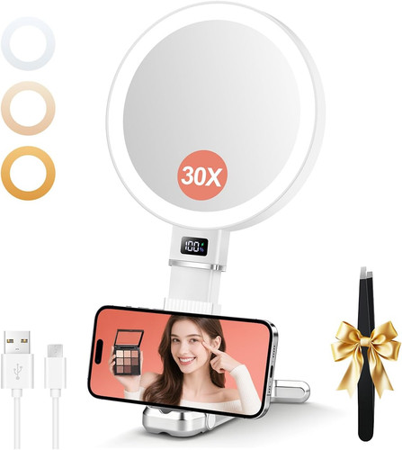 30x travel magnifying - 30x, mirror