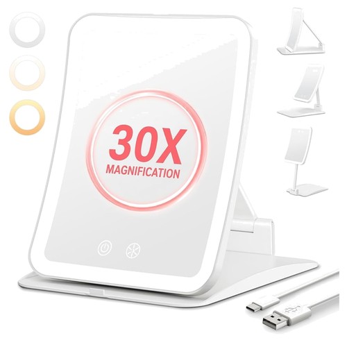 Portable 30x lighted makeup - 30x,