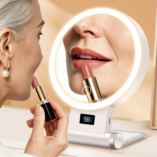 30x magnifying mirror - magnifying, light