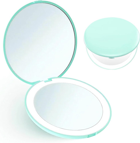 10x magnifying compact mirror - magnifying,